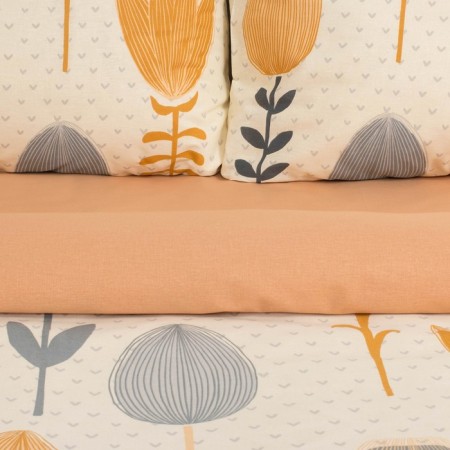 Bed linen "Ethel" duet Autumn Flowers 143*215 cm - 2 pcs, 220*240 cm, 70*70 cm -2 pcs-3