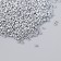 Glass beads 12/0 "silver" 15 grams