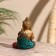 Souvenir "Buddha" Brass, stone 7.5 cm