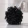 Body washcloth "ball", 50 g, black color