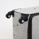 Big suitcase 28 ", lightning department, code castle, 4 wheels, outer pocket, gray color.