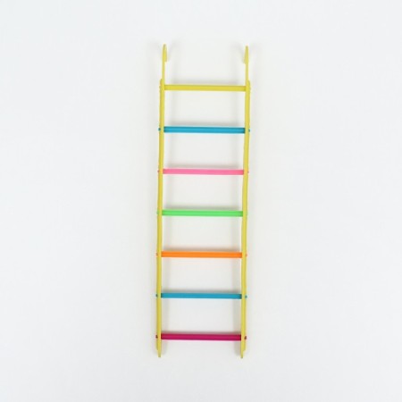 A set of bird toys (bath, feeder, mirror, swing, ladder), 35 x 28 cm-17