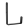 Holder wall, universal, 140x110x50x20, black color