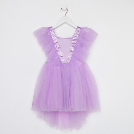 Dress elegant children's KAFTAN, p. 28 (86-92 cm), purple-9