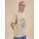 Female T -shirt, size XS, cream color