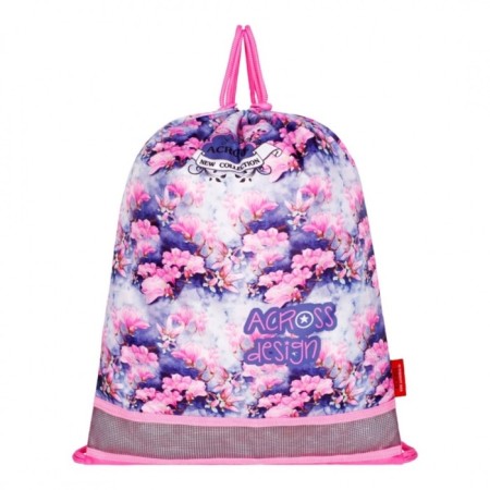 Frame backpack 39 x 29 x 17 cm, Across 640, filling: bag, blue/pink ACR22-640-9-7