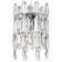 Suspension lamp Legacy 2xe14 40w, size 20x20x40-100 cm, color chromium