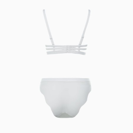 Female set (top/panties), white color, size 75V-6