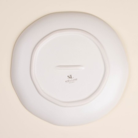 New Year's plate SL Home "Happy New Year", d = 27 cm, ceramics, white color-4