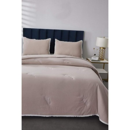 A set with a veil "Naomi", size 230x250 cm, 50x70 cm - 2 pcs, color ash rose-3