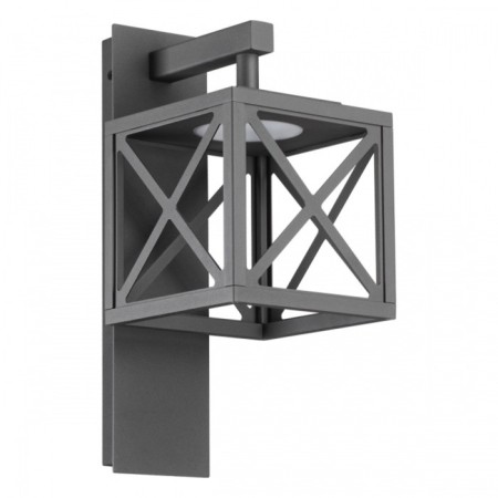 Landscape wall lamp NOVOTECH. Dantela, 10W, LED, 380x168x232 mm, dark gray color