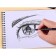 Coal pencils, black, 3 pieces in the set (1 rod-soft, 1 rod-medium, 1 rnot)