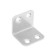 Furniture corner, 26x26x1.5 mm, zinc, in packaging 600 pcs.