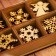 A set of workpieces for creativity "Snowflakes", 6 types, 24 pcs, size 3x3 cm
