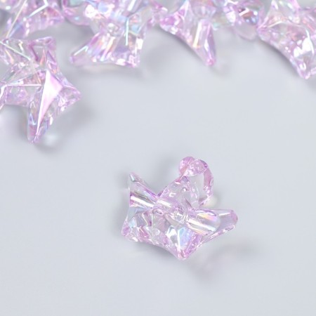 Busina Plastic for creativity "Crown" transparent-lilac 1.5x2.9x2.5 cm-1