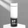 Thermos with a temperature indicator Mode Forrest, 500 ml black and white, retains heat 8-10 hours