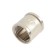 Cut "CTM", 1/2 ", internal thread, nickelized brass