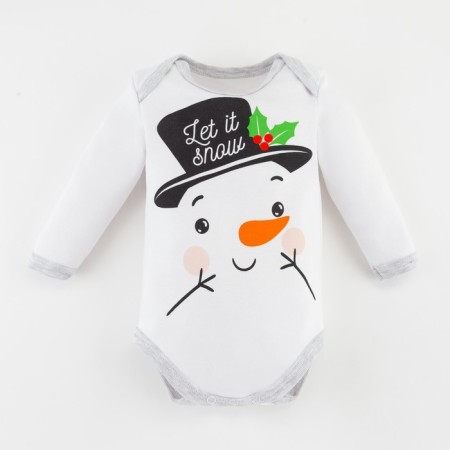Body with DL. Sleeve crumb I am a "snowman", height 68-74 cm, white