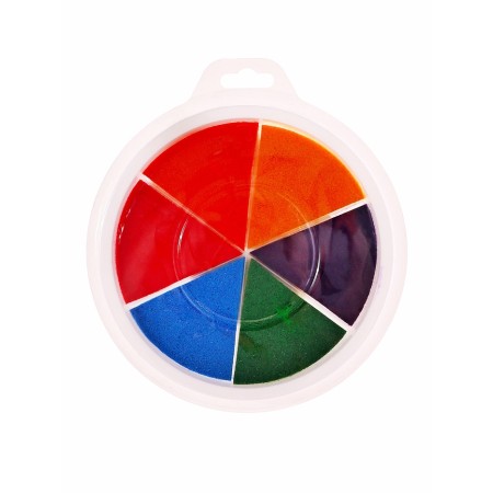 Finger -based paints, on a water -based, with a sponge, 6 colors