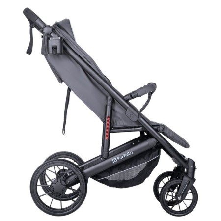 Walking stroller Farfello Bonnie, Smoke Grey color-13