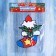 Stick on glass "sock with a star" 9.5x15 cm