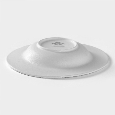 Porcelain plate for pasta Magistro line, 250 ml, d = 21.2 cm, white color-2