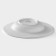 Porcelain plate for pasta Magistro line, 250 ml, d = 21.2 cm, white color