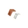 Furniture corner Metalist, with a decorative lining, 26x26 mm, brown, 250 pcs