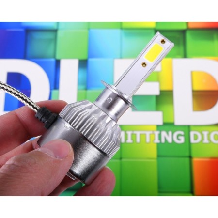 LED lamp DLED H1, C6 Original, 12V, 6500K, in a set 2 pcs-1