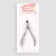 Manicure nippers for cuticle, 9.5 cm, blade length - 9 mm, silver color