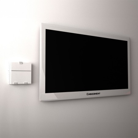 Universal bracket for game consoles, wall, white-1