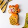 Magnet Polystone "Tigrush with gold coin" mix 5.5x4 cm