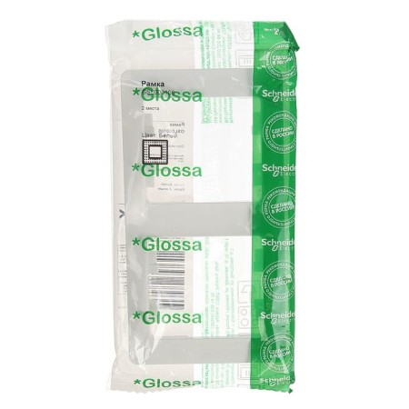The frame "Glossa" Sche GSL000106, double, vertical, white color-2