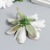 Budon on the leg for decoration "dahlia oozing light green" d = 7 cm