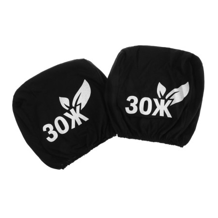 Caps for the headrest lifestyle, black, set 2 pcs-2