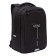 Youth backpack 41.5 x 29 x 18 cm, Grizzly, ergonomic back, laptop compartment, black