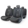 Autoshels Universal Comfort COM-1105 "Diamond" Black, 11 items