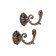 Hook for the curtains "tundra" ks006, one -rod, color copper