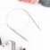 The knitting needles are circular, for knitting, with a metal cable, d = 7 mm, 14/80 cm
