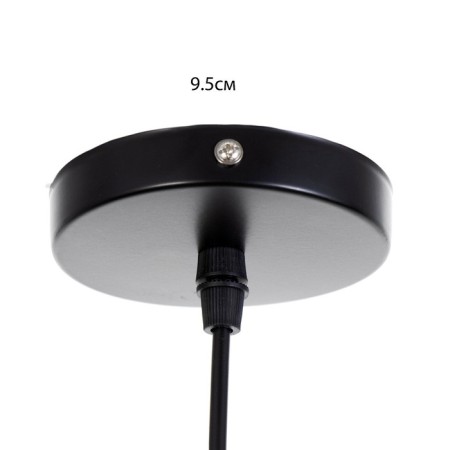 Bayerlux lamp "Courtney E27 40W Black 19x19x23-123cm-6