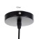Bayerlux lamp "Courtney E27 40W Black 19x19x23-123cm