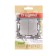 LEGRAND ETIKA switch, 2-CL, Aut. Clemes, 10AX, 250 V, aluminum