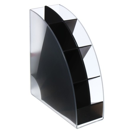 Organizer-stand table, DEVENTE. FAN, 155 x 176 x 68 mm, plastic, black