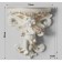 Wallness of the wall-regiment "Angel", 24 x 21 cm, white with gold