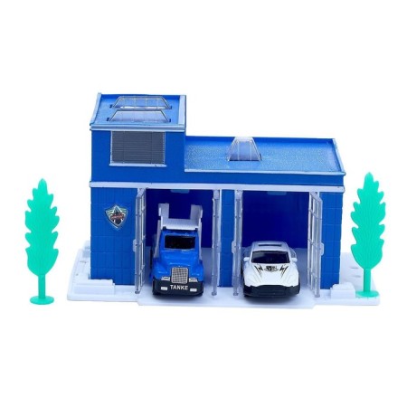 Set of game "Airport" with metal machines, mix-12