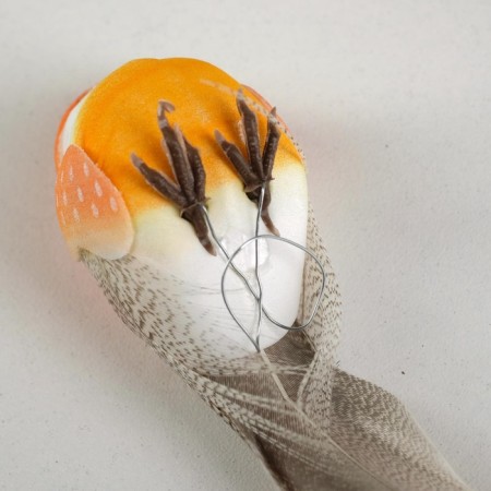 Decor on the clothespin of bird mix set 3pcs 4449372-6