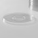 The plastic disposable lid to the menage, d = 26 × 4.2 cm, round, 110 pcs/pc, the color is transparent
