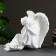 Luminous figure "Angel Virgin sitting big" 45x35x39cm