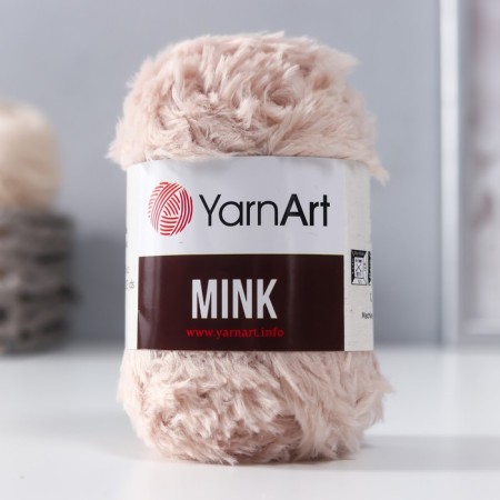 Yarn "mink" 100% polyamide 75m/50g (331 beige)