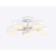 LED LED suspended Ambrella Comfort Linetech FL4825, 65W, LED, white, light wood color